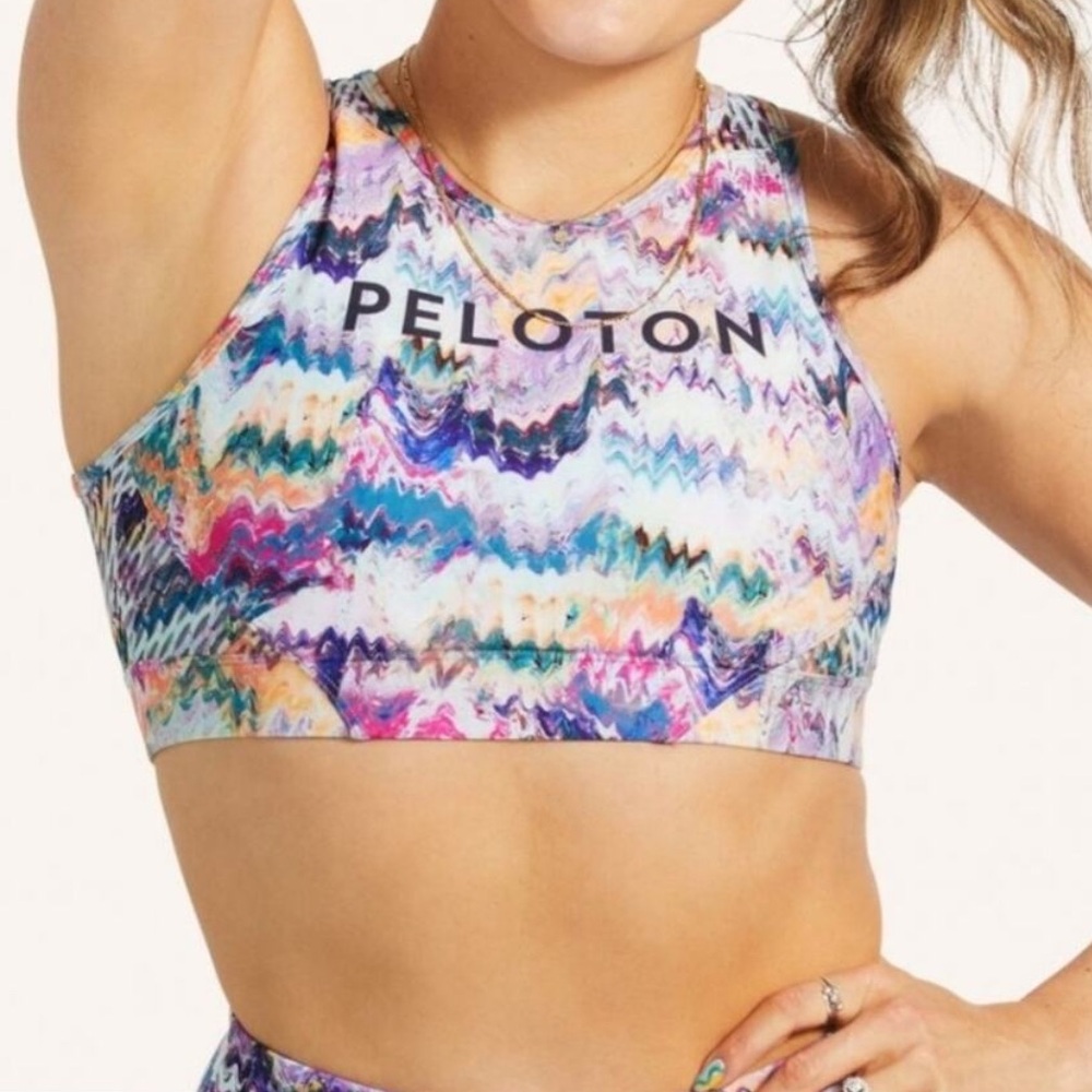PELOTON River Rock High Neck Bra Size XL